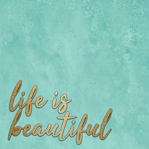 Life is Beautiful Poster Print by Allen Kimberly # KASQ1811A - Posterazzi