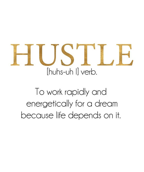 Define Hustle by Anna Quach (18 x 24) Posterazzi