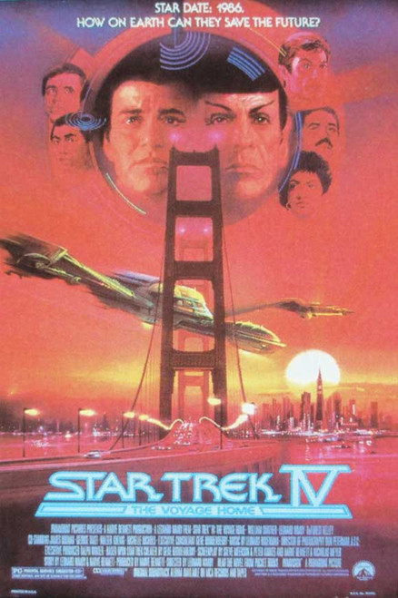 Star Trek 4: The Voyage Home Movie Poster Print (11 x 17) - Item ...