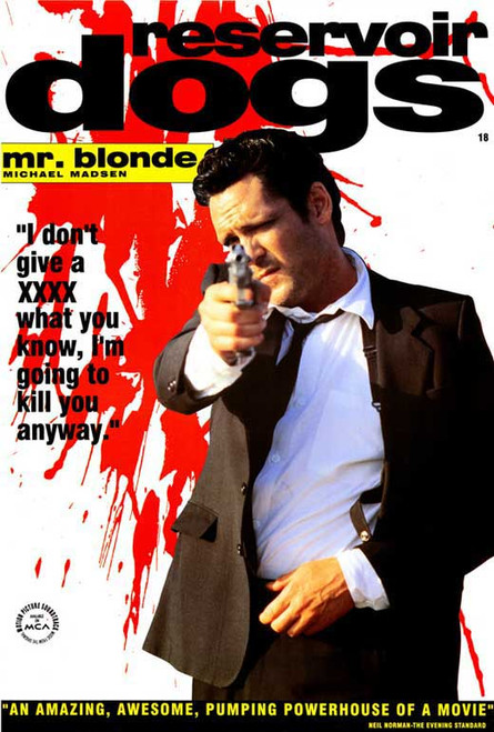 RESERVOIR DOGS ポスター Reservoir Dogs (English) print by Vintage Entertainment