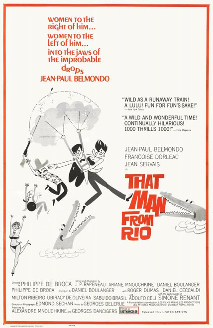 Bird Man Fron Rio That Man from Rio Movie Poster Print (11 x 17) - Item # MOVEE2560 ...