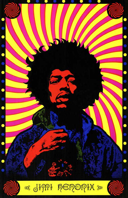 ビンテージ 60s JIMI HENDRIX EXP プロモ ポスター ビンテージ 60s JIMI HENDRIX EXP プロモ ポスター