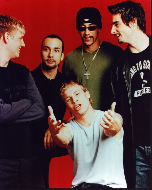 Backstreet Boys Red Background Photo Print (8 x 10) - Posterazzi