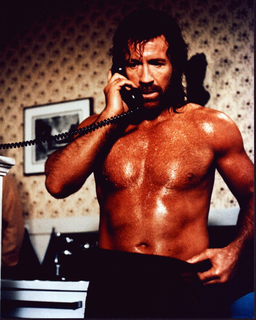 Chuck Norris Wearing Towel In The Hitman Photo Print (8 x 10) Posterazzi