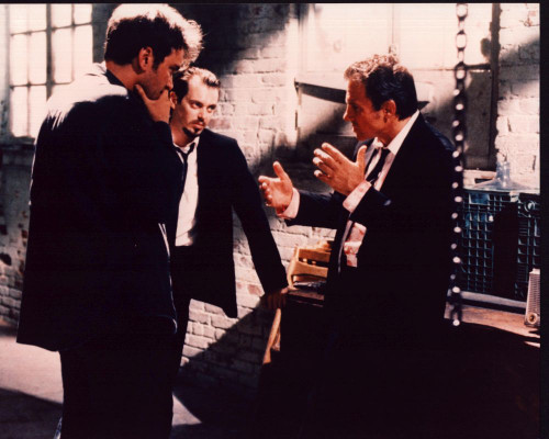 Quentin Tarantino Steve Buscemi And Harvey Keitel On Set Of Reservoir Dogs Photo Print 8 x 10