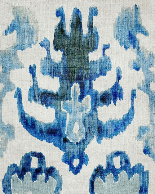 Crossroads Jacket - Sapphire Ikat