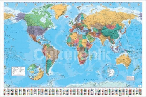 Maps In 2012 World Map 2012 Poster Poster Print - Item # VARIMPST5564R - Posterazzi