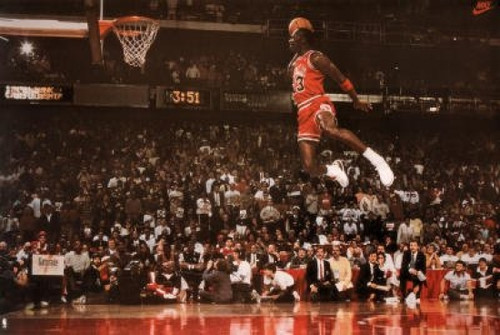 Michael Jordan Slam Dunk Poster Poster Print - Item # VARXPS1049