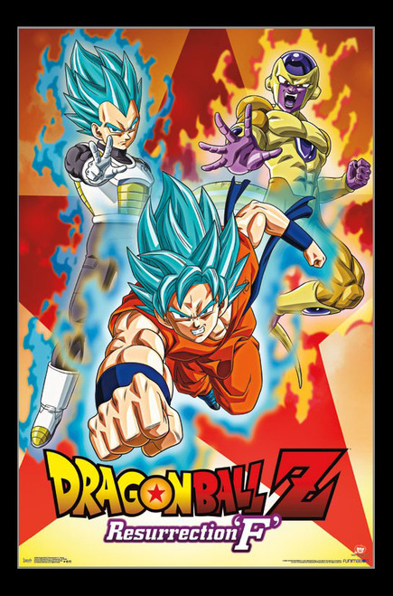 Dragon Ball Z Resurrection F - Group Poster Print - Item