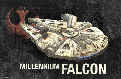 Star Wars - Millennium Falcon Poster Print - Item # VARTIARP15848