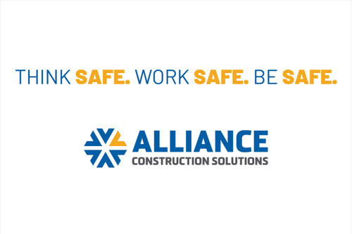 Safety Banner With Tagline and Logo