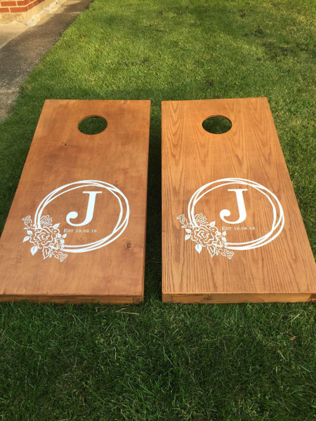 Cornhole Board Stickers and Decals