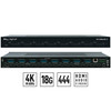 Front view of the Key Digital KD-MS8x8G-2 matrix switcher, showing all input and output ports.
