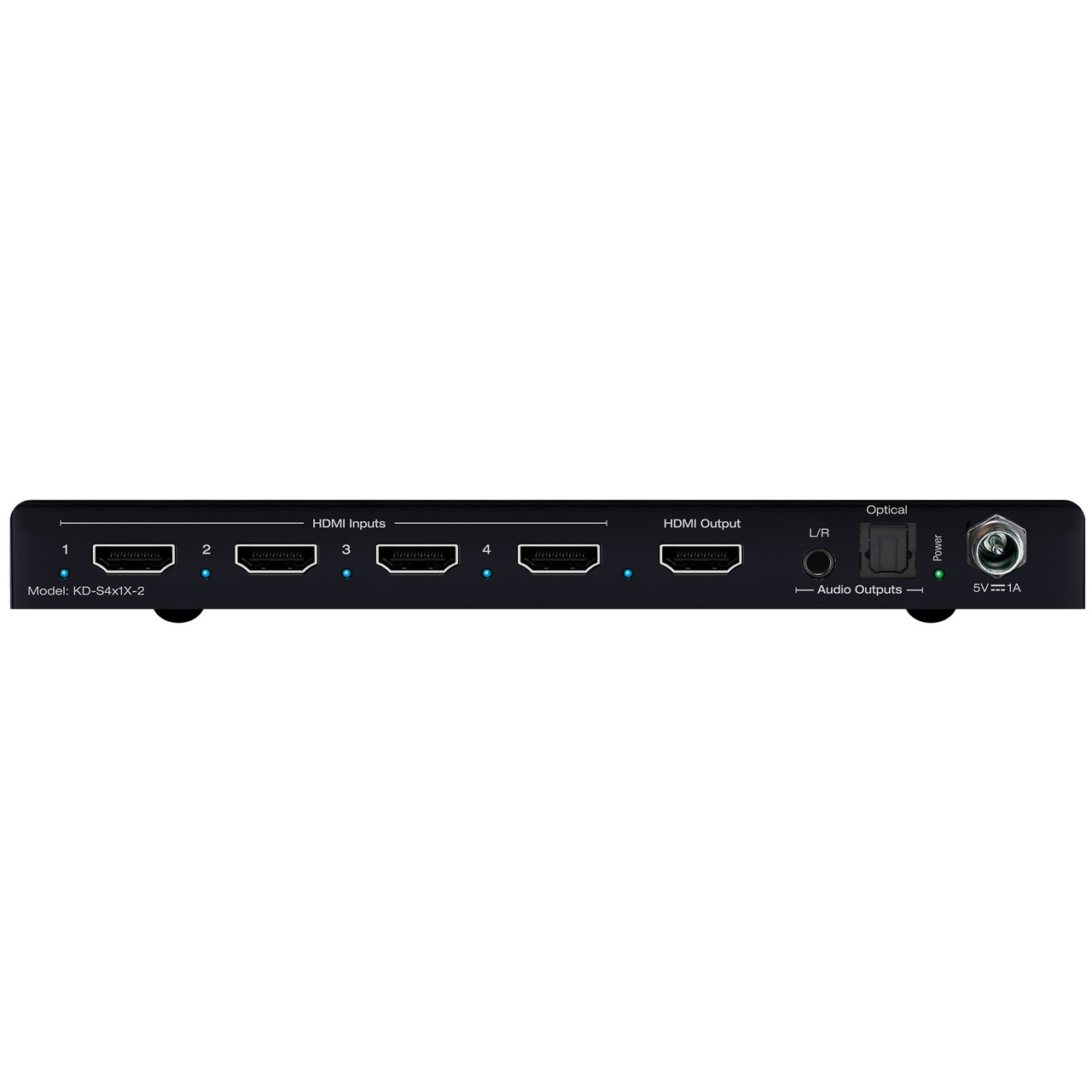 Side view highlighting the slim profile of the KD-S4x1X-2.