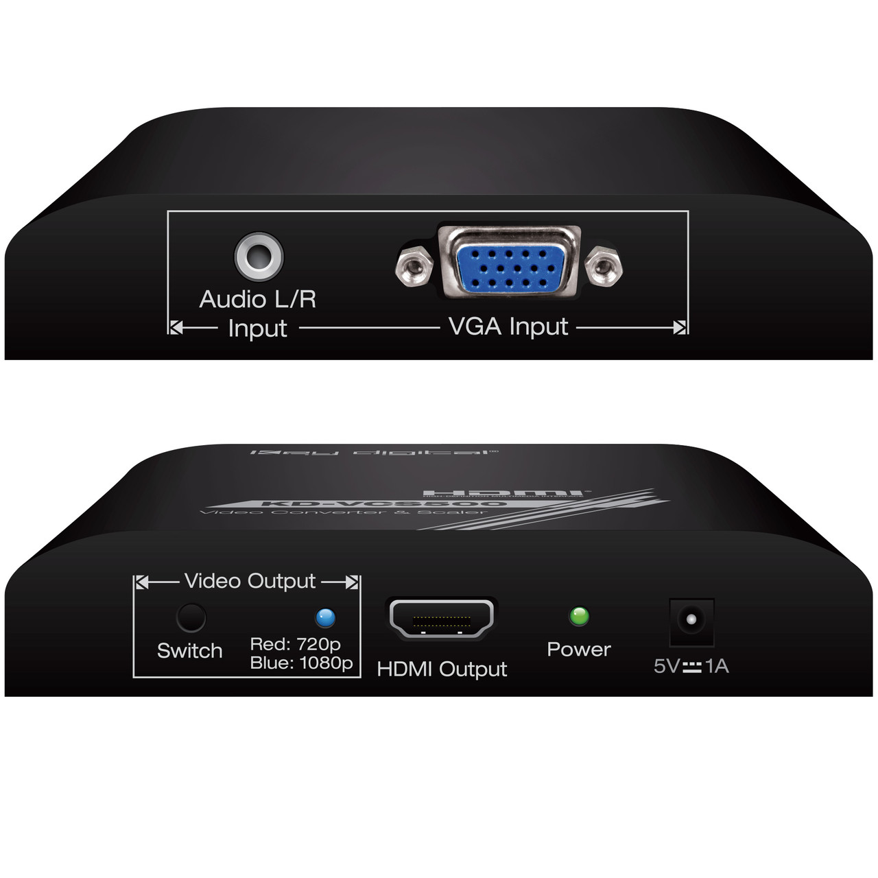 Front view of the Key Digital KD-VCS500 conference system.