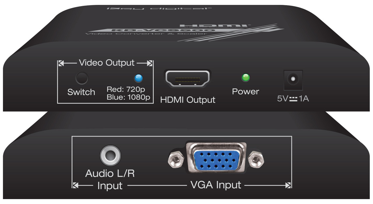 Horizontal view of the KD-VCS500 conference system.