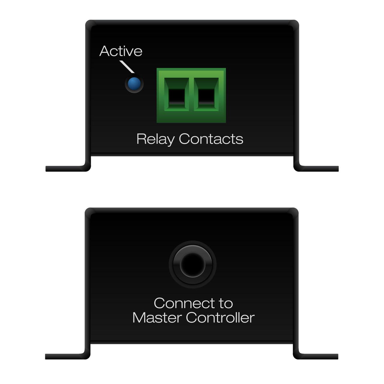 Front view of the Key Digital KD-CCXR200 wireless control gateway, showing the front panel with indicators and connection ports.