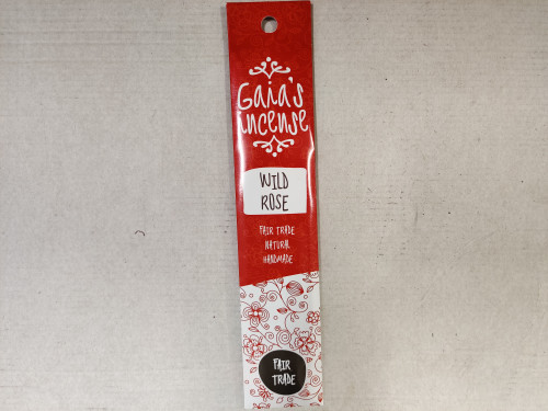 Gaia's Incense Fair trade Wild Rose 15 sticks