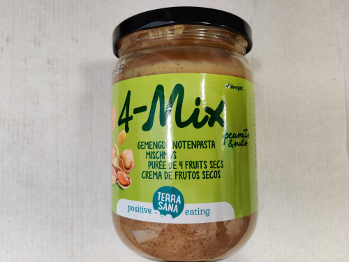 Terra Sana Organic 4-Mix Nut Butter 500g