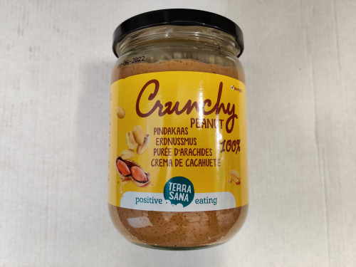 Terra Sana Organic Crunchy Pranut Butter 500g