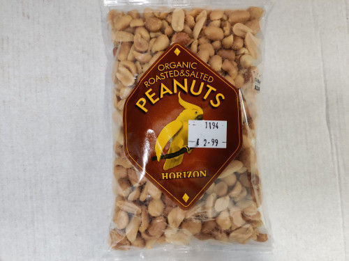 Horizon Organic Roasted and Saltead Peanuts 200g
