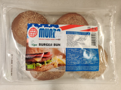 Mondo Organic Burger Bun 4 pack