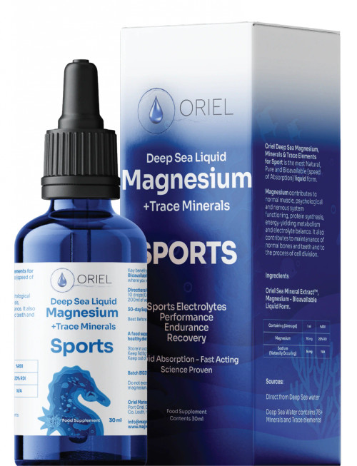 Oriel Magnesium + trace minerals SPORTS Deep Sea Blue Liquid