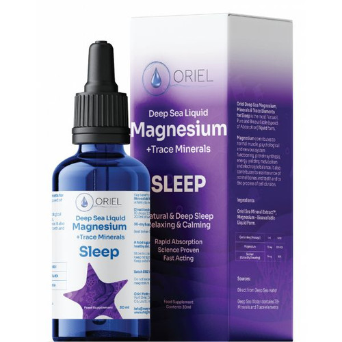 Oriel Magnesium + Trace Minerals SLEEP DROPS Deep Sea Liquid
