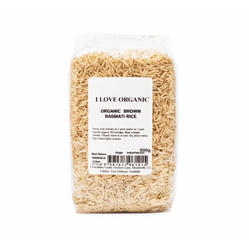 I Love Organic Brown Basmati Rice 500g