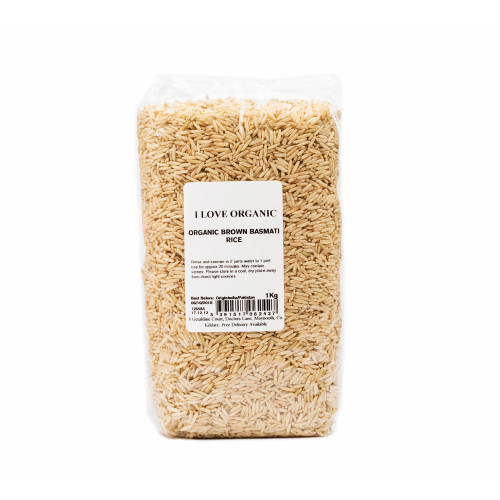 I Love Organic Brown Basmati Rice 1kg