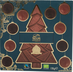 Belvas Christmas tree milk chocolate 170g