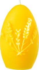 Beeswax candle lavender egg De Muisjes