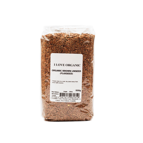 Organic Linseed (Flaxseed) Brown 500g
