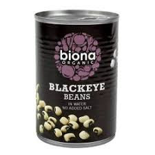 Organic Biona Blackeye Beans 400g