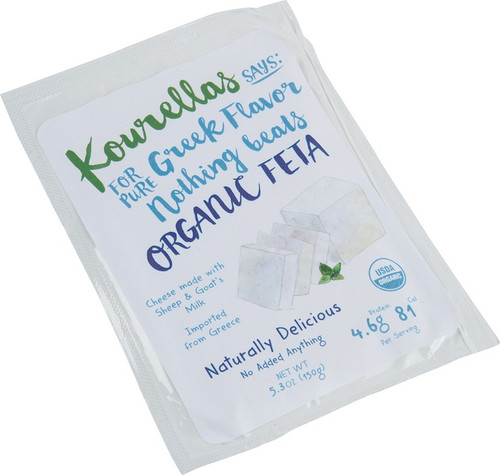 Organic Kourellas Greek Feta 150g