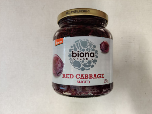 Organic Biona Red Cabbage 350g