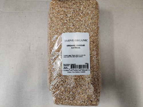I Love Organic Pinhead Oatmeal 1Kg