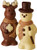 De Schutter Chocolate Reindeer and Snowman 2x50g