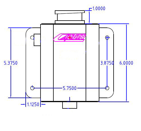 Canton Racing Products 80-200C Coolant Tank