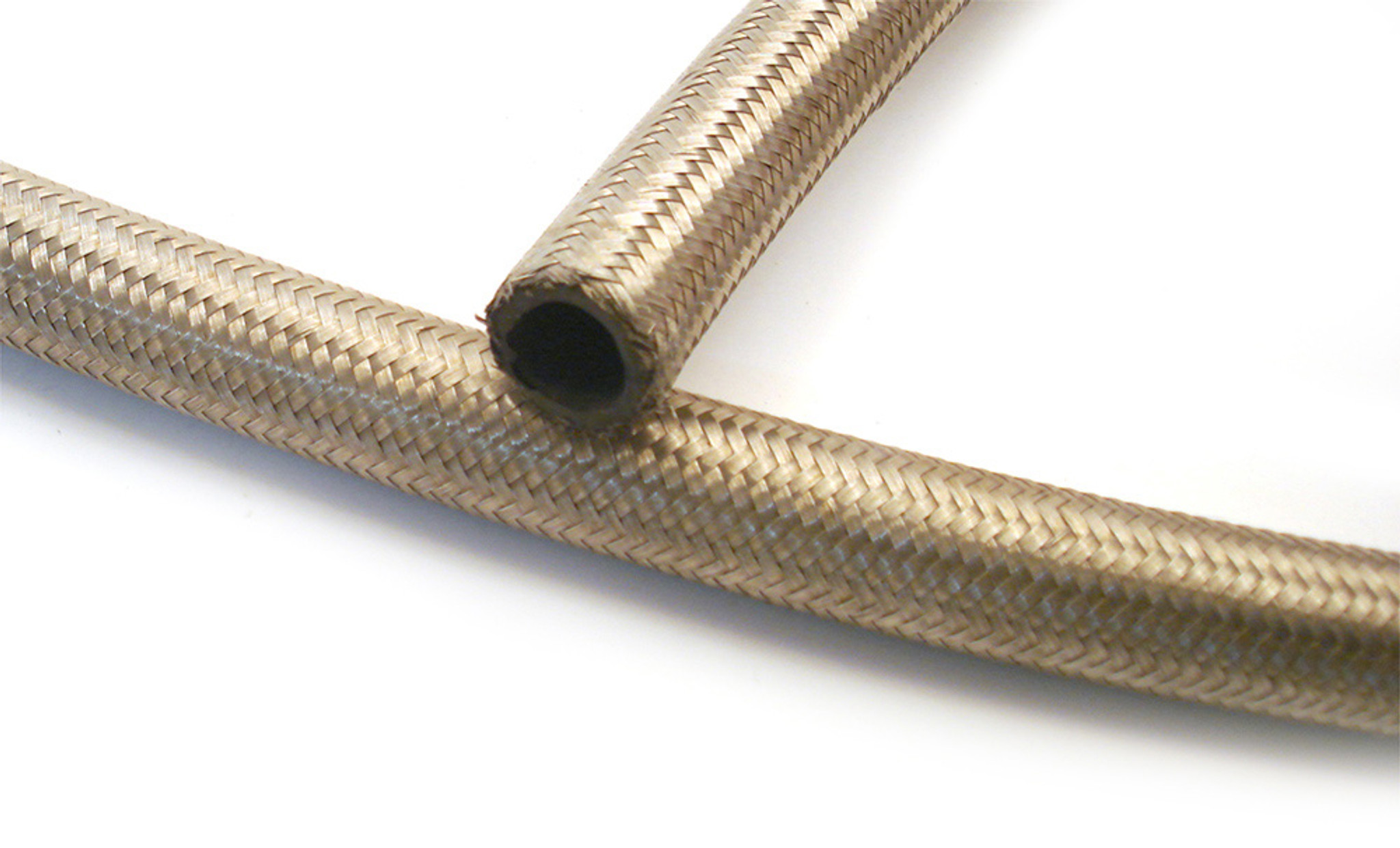 AN6 -6AN Fitting Stainless Steel Nylon Braided Oil Fuel Hose Line