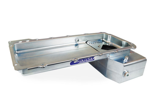 Canton 15-278 Oil Pan GM LS Front Sump Baffled Oil Pan for Nissan 350Z