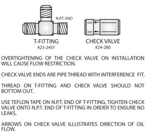 24-280 Accusump Check Valve 1/2" NPT