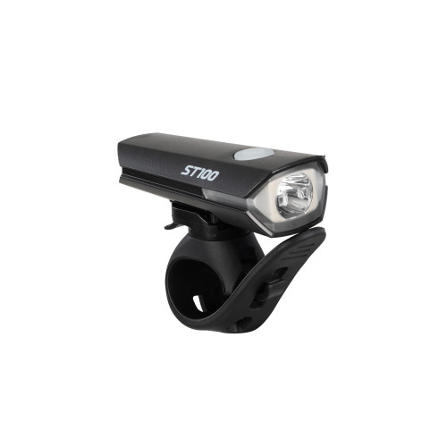 The Ultratorch ST100 headlight is an affordable, entry-level bike light that is recharged via a concealed micro USB-C port. An integrated rubber strap ensures it's easy to attach to handlebars and quick to detach when you reach your destination. The low battery indicator will alert you that recharging is required and with five modes to choose from you can rest assured you'll be seen in any environment, day and night.