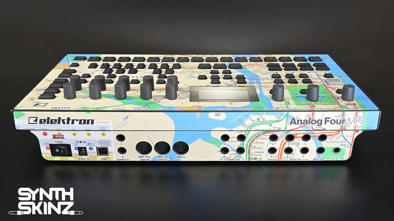 Elektron Analog Four MkII Skinz - Subway
