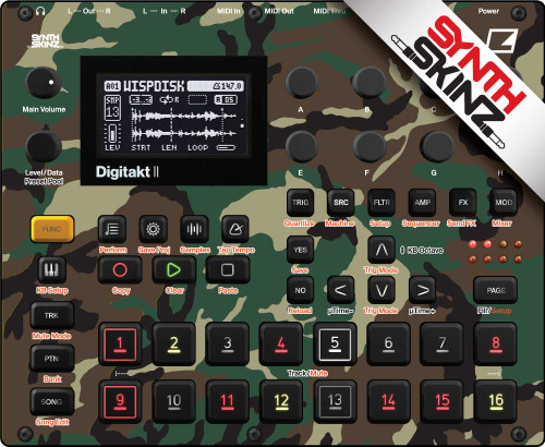 Elektron Digitakt II Skinz - Camo