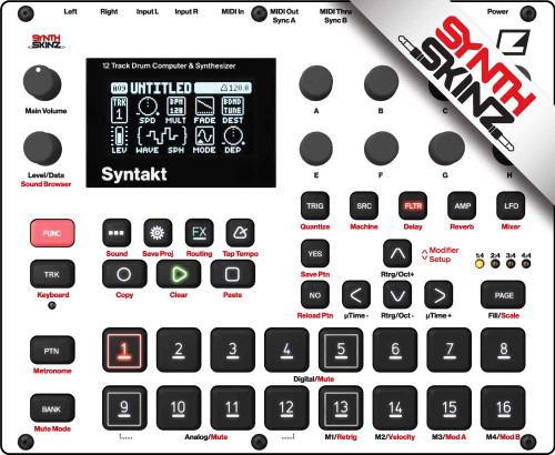 Elektron Syntakt Skinz - Metallic