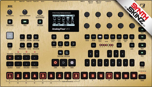 Elektron Analog Four MkII Skinz - Subway