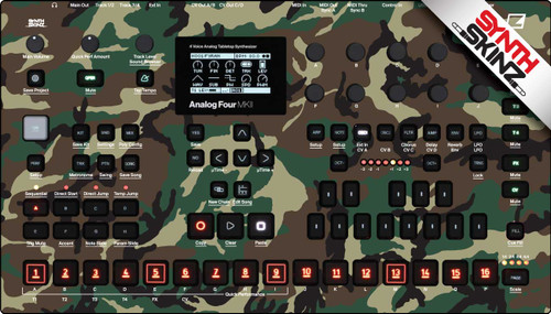 Elektron Analog Four MkII Skinz - Camo