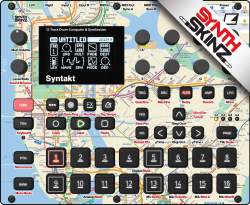 Elektron Syntakt Skinz - Subway
