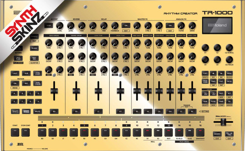 Roland TR-1000 Skinz  - Metallics